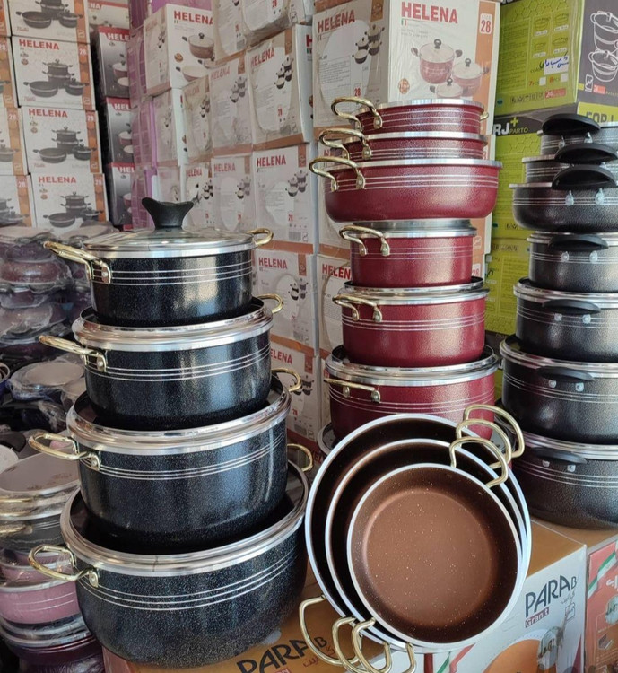 ۱۱پارچه پاراب دسته طلا