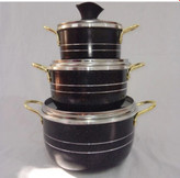 قابلمه ۳ تایی دسته طلایی