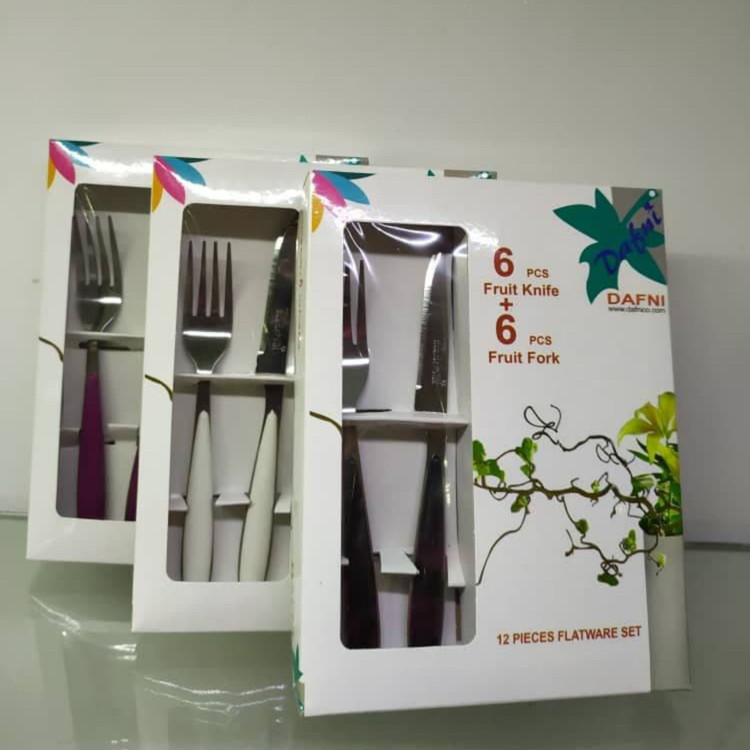 چاقو چنگال ۱۲ پارچه دافنی