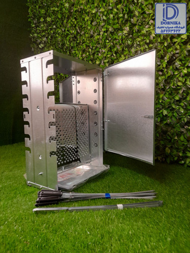 کباب پز ایستاده ۱۴ سیخ آوینا با موتور سیخ گردان برقی