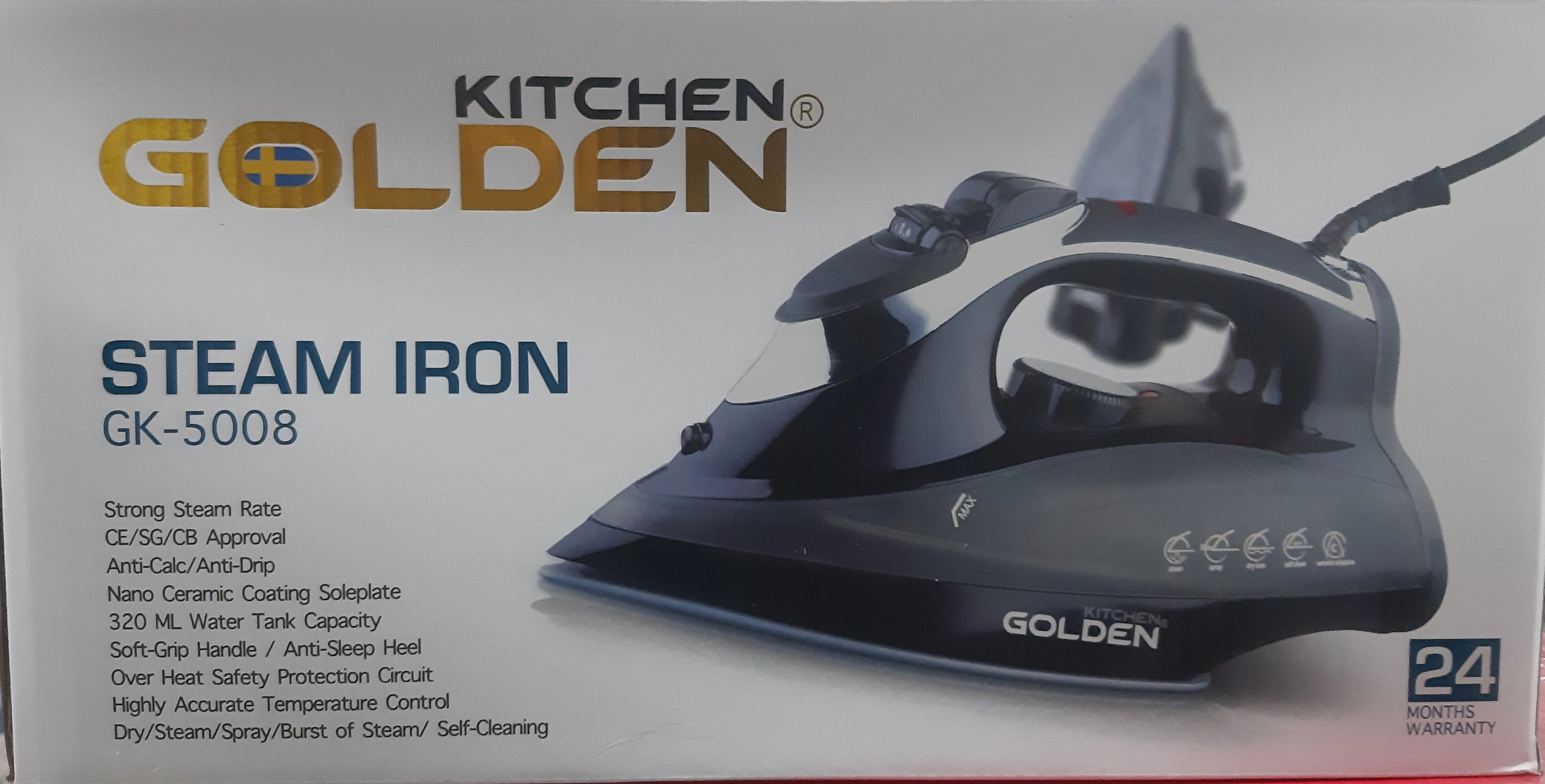 اتو بخار گلدن کیچن Golden kitchen 5008