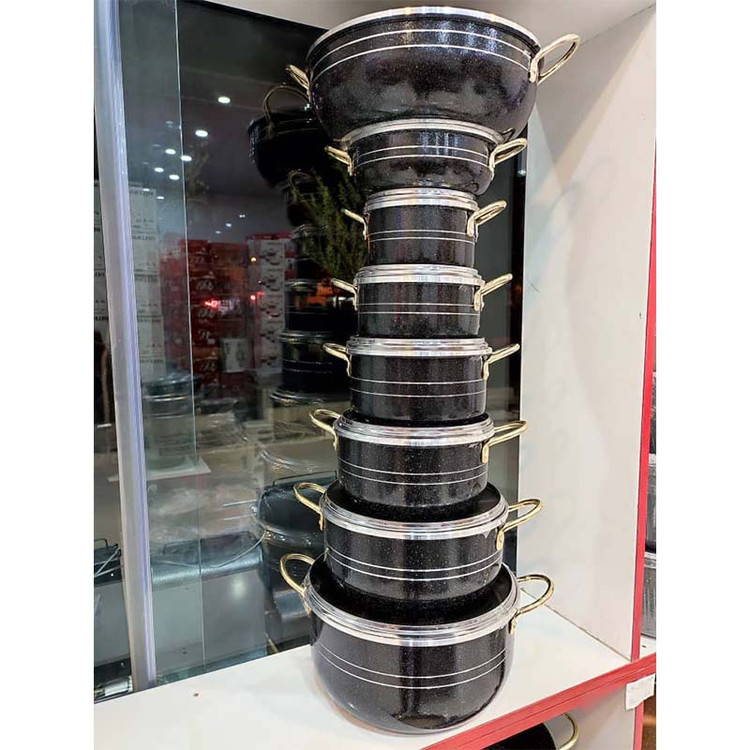 سرویس قابلمه ۱۴ پارچه اپینات داخل زنبوری