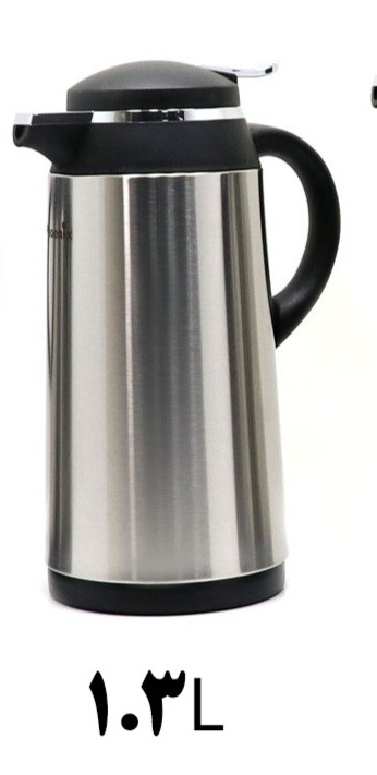 فلاسک چای استیل داخل شیشه پارادایس ۱.۳ لیتری ضمانت دار