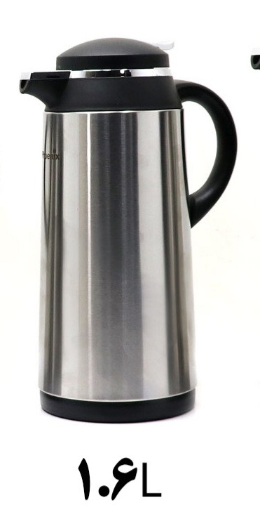 فلاسک چای استیل داخل شیشه پارادایس ۱.۶ لیتری ضمانت دار