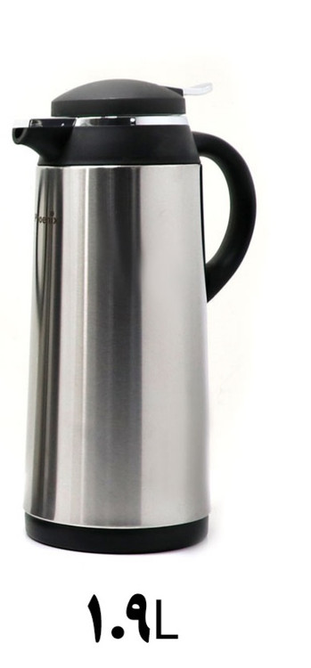 فلاسک چای استیل داخل شیشه پارادایس ۱.۹ لیتری ضمانت دار