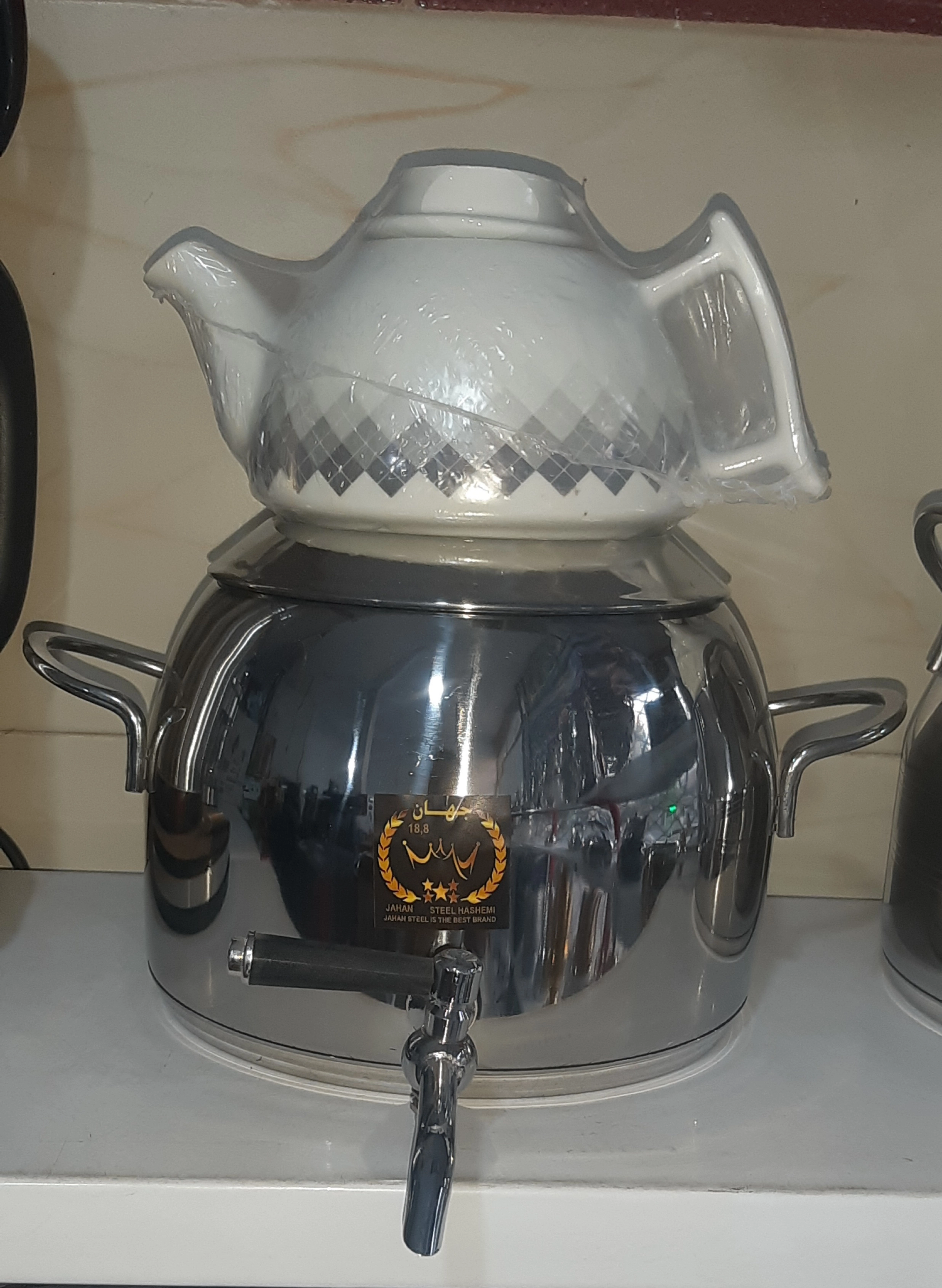 کتری قوری استیل جهان