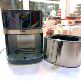 سرخ کن بدون روغن تفال اصلی کد 806، دو المنت چراغ دار با ضمانت داخل استیل