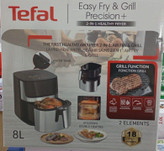 سرخ کن بدون روغن تفال اصلی کد 806، دو المنت چراغ دار با ضمانت داخل استیل