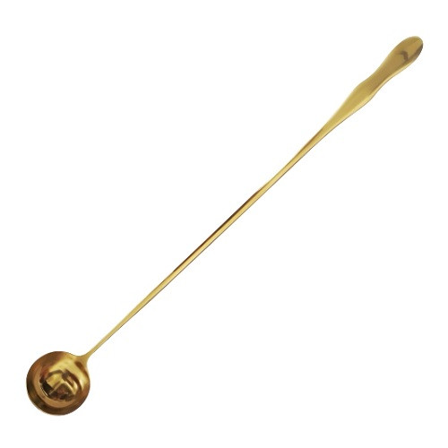 قاشق همزن پارچ بلند استیل 1 عددی طلایی