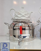 کتری قوری استیل کف چدن طرح یونیک