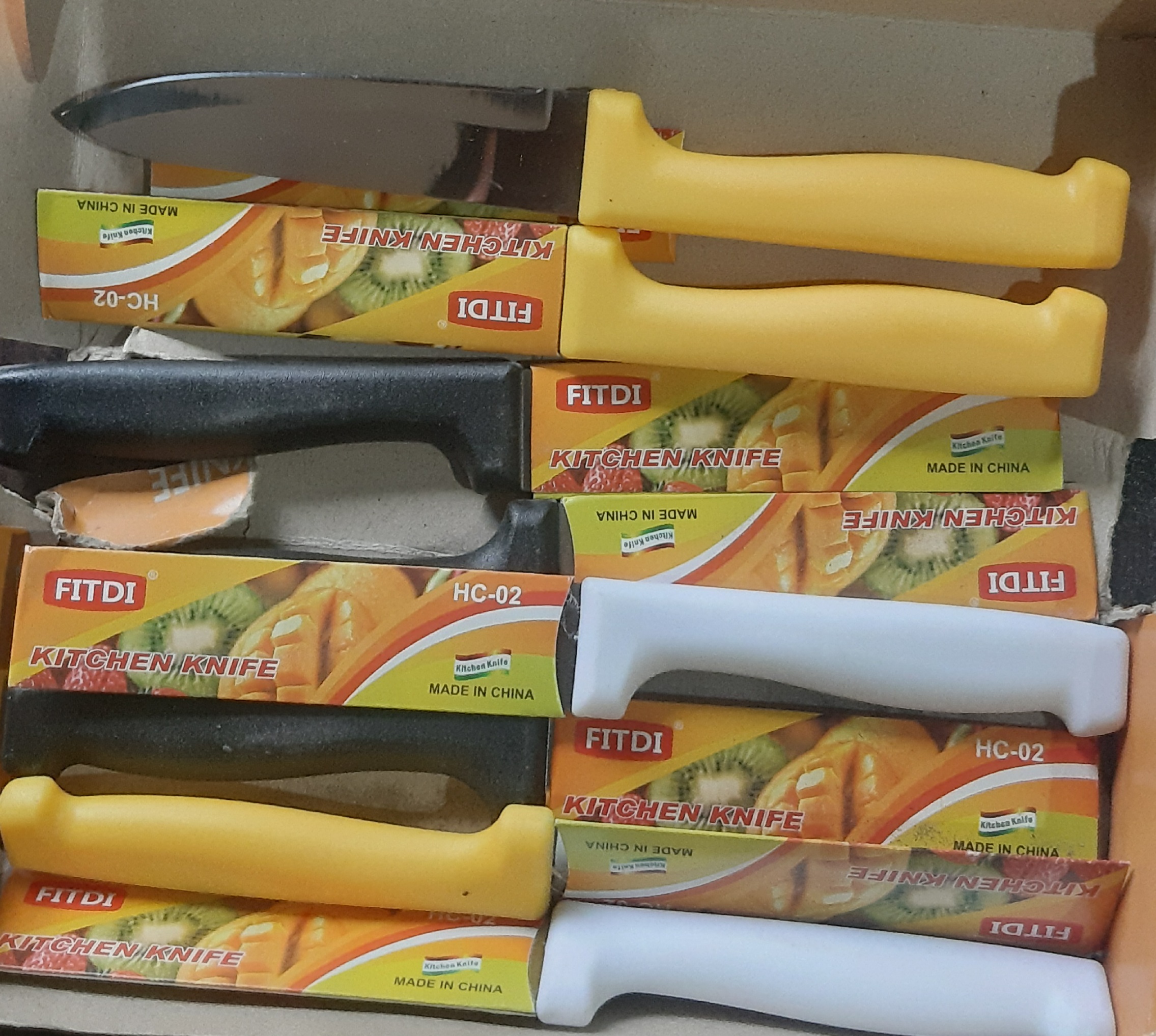 چاقو فیدتی مدل HC-02 ساخت کشور چین تیغه آلیاژ استیل