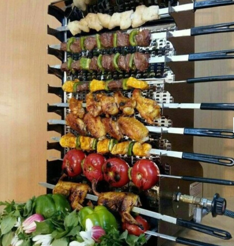 کباب پز ایستاده گازی نوبل عمده