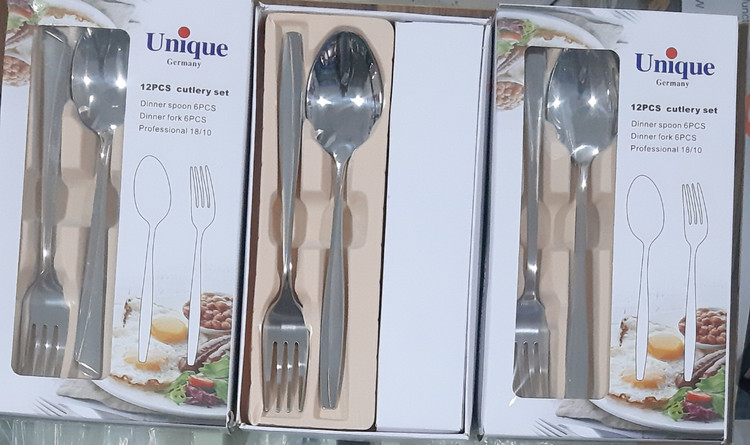 قاشق چنگال یونیک اصل ۱۲ پارچه آهنربا نگیر