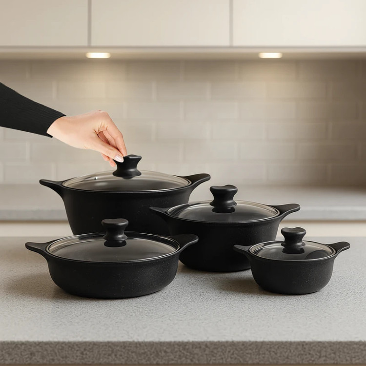 سرویس قابلمه چدن ۸ پارچه بست کیفیت عالی