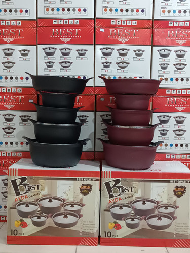 سرویس قابلمه چدن ۱۰ پارچه بست کیفیت عالی